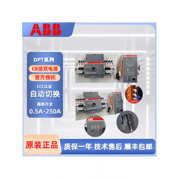 Abb dual power supply dpt-cb010 dpt-cb011 series automatic transfer switch original dpt63-cb010 c32 2p