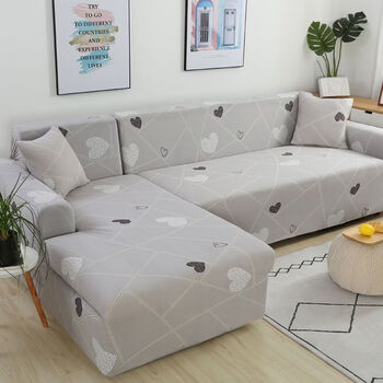 Fantasy all-inclusive elastic universal sofa cover full cover sofa cover combination chaise single three-person sofa cushion universal sofa towel love line four-person suitable length 230300 single piece