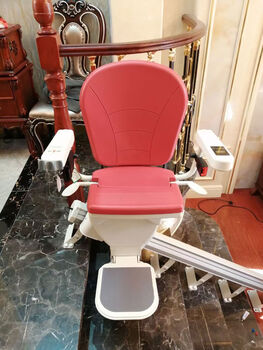 Jieyunmao factory directly supplies small villa corridor stairs climbing chair elevator elderly home lift chair transportation machine linear standard configuration