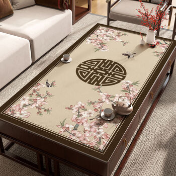 Fantasy living room coffee table table mat tablecloth disposable tablecloth table mat let a hundred flowers bloom 40x60cm free trimming rounded corners