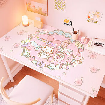 Fantasy cartoon leather desk mat desk children's study table cloth student special desk mat can be cutted playful series 03 60x140cm