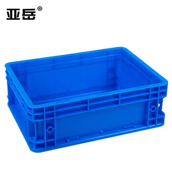 Yayue (yayue) plastic turnover box european standard eu storage box thickened logistics box auto parts sorting parts box turtle and fish storage box blue 400*300*148mm. for large quantities, please consult customer service for more discounts