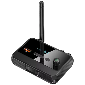 With screen fiber optic bluetooth 5.3 old power amplifier audio receiver transmitter adapter with u disk port mp3 player c36 bluetooth audio receiver official standard