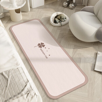 Fantasy cream style bedroom carpet bedside rug girls girls room floor mat boys boys children bedside mats four-leaf youfeng bedroom g style 40 120cm