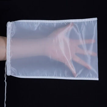 Wing fantasy 500 mesh liquor filter, rice wine filter bag mesh cover, fine wine dregs gauze, fruit wine grape skin dregs, medium size 22cmx30 (100 mesh)