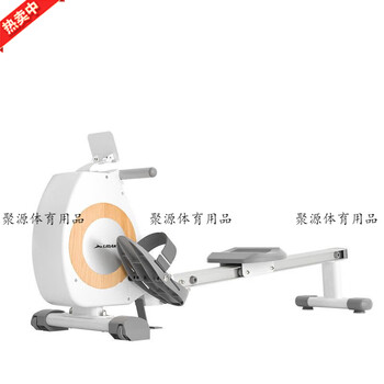 Super fat-burning rowing machine indoor home silent smart magnetic resistance rowing machine aerobic fitness fitness equipment fat-burning white professional model / load capacity 300 catties / double slide rails foldable and does not take up space | magnetically controlled silent | double fat burning