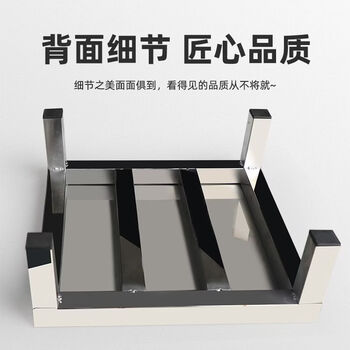 Yonghuan customized stainless steel and steel plate padding kitchen bracket moisture-proof rice noodle soup bucket gas flower pot base storage shelf length 80 width 40 customizable 25x25 tube 0.5 thick stainless steel tube height 20cmx