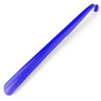 Yusenyi shoe-wearing artifact, long-handled plastic shoehorn, household shoe lifter, shoe puller, shoe-wearing artifact, plastic extension 59cm blue