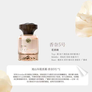Shantou lincun guan car diffuser flagship store car diffuser purifies the air, leaves a long-lasting fragrance and removes spores, 1 bottle, chanel no. 5