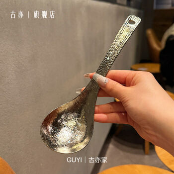 Really rare spoon, pure titanium table spoon, mildew-proof drinking spoon, outdoor convenient spoon, dessert spoon, pure titanium crystallized sinan spoon, 2 pieces