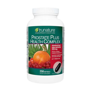 Trunatureprostate saw palmetto + zinc multivitamin men's health care 250 tablets