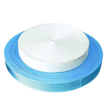 Work horse cargo truck binding bandage rope wear-resistant thickened car cart sealing rope polyester fiber flat belt brake 5cm (3 tons) 100 meters - random color