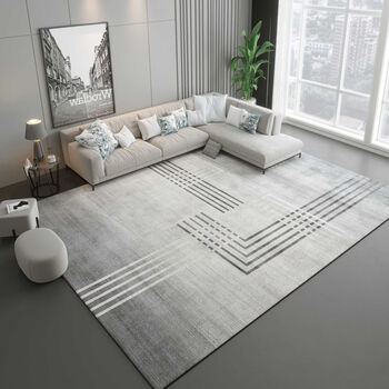 Fantasy carpet living room bedroom coffee table mat ins room bedside full carpet modern light luxury nordic style customization nordic modern 02 upgraded texture loop velvet width 200 cm x length 350 cm
