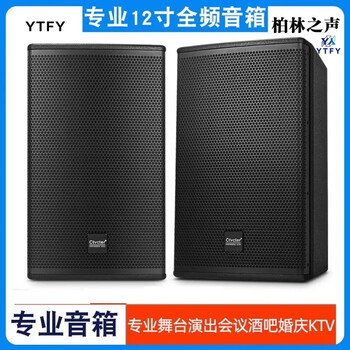 Ytfy voice of berlin professional speaker stage performance 12-inch home karaoke bar private room conference training speech band dance audio 12-inch speaker 350w standard version 156 magnet (single)