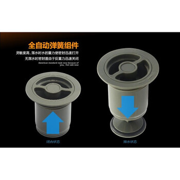 Moen all-copper large-displacement odor-resistant floor drain 3955/washing machine floor drain 3922/3962/3938mcl 3962_3998_3793 bouncing floor drain inner core (screw mouth) 1