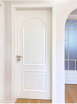 Hangzhou wooden door bedroom door room door solid wood composite painted door french buckle door solid wood multi-layer paint-free door solid wood composite paint french buckle entry ten installation