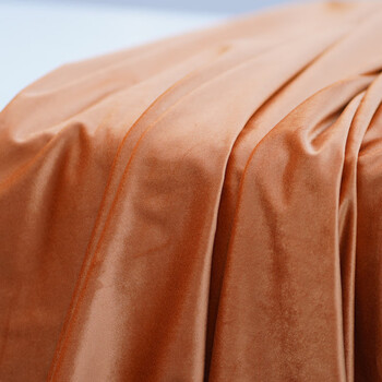 Fantasy european dessert tablecloth wedding tablecloth background decoration photography prop cloth light luxury velvet wabi-sabi caramel brown caramel velvet (unprocessed cloth only) 140x240cm