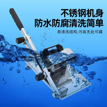 Tuojin imported quality mutton roll slicer from japan, household manual rice cake cutter, frozen fat beef and mutton roll cutter, upgraded large slicer + bag 10 + 1 wrench + 2 knives