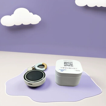 A&t (xiao shisan) xiaozhi moon round screen ai human-computer dialogue artificial intelligence robot cavity high sound quality white upgraded model (tempered glass panel + fine shell + exquisite packaging