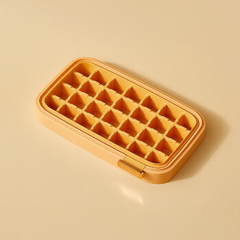 Yingtang refrigerator fully automatic ice box sowe ice cube mold press ice tray household grade household ice making orange single layer ice tray