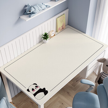 Yusenyi eye protection desk mat student desk mat waterproof and oil-proof tablecloth study table mat blush panda 30*60cm
