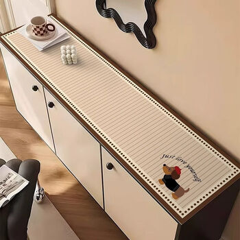 Fantasy cartoon dachshund dog tv cabinet table mat dinner counter top mat waterproof and oil-proof porch desktop shoe cabinet mat 30x80cm add to favorite and purchase priority shipping + hello dachshund