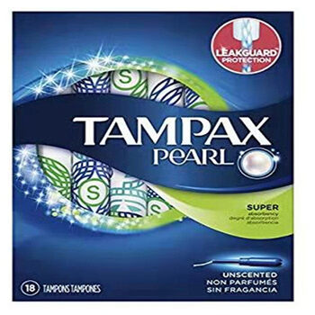 American tampax pearl cotton strips with long catheter for sports and swimming, 18 pieces of pearls-long catheter-large flow s others