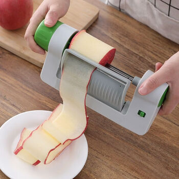 Fantasy apple slicer, pear slices, multi-functional crispy cucumber, vegetable and fruit salad shaping knife, potato roll making tool apple slicer, snow pear slices, multi-functional crispy cucumber, vegetable and fruit salad shaping knife, potatoes
