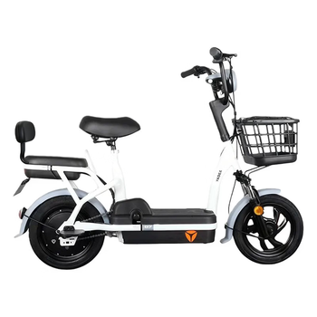 Yadi electric bicycle new national standard can be licensed small battery bicycle women's grocery bike small electric donkey yadi gray backrest version 48v12a/adapted to lead acid/about 35km/with backrest