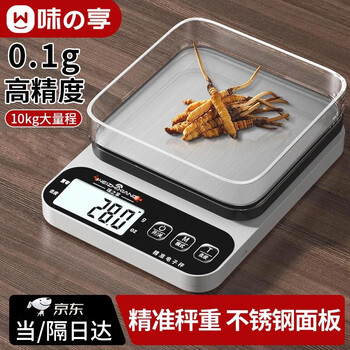 Wei zhixiang kitchen electronic scale household stainless steel gram scale high-precision food weighing small tea gram weighing jewelry scale