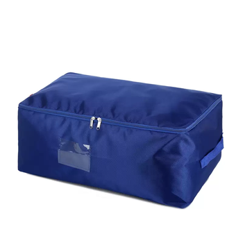 Yusenyi quilt storage bag large capacity oxford cloth moisture-proof clothing storage bag quilt luggage moving packing bag sapphire side carry sapphire side carry small size 1 small size