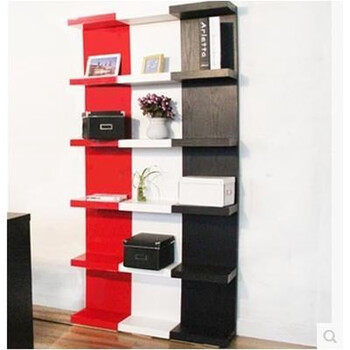 Fantasy and simplicity, custom-made lattice wall bookshelf, wall gap storage rack, wall-mounted decorative wall cabinet shelf, lac type a, red back panel 2.5cm thick, door-to-door installation