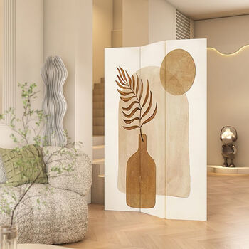 Fantasy modern simple folding screen partition living room entrance blocking bed decoration mobile bedroom office sofa folding screen 1 40 width x 40 high canvas hot selling model