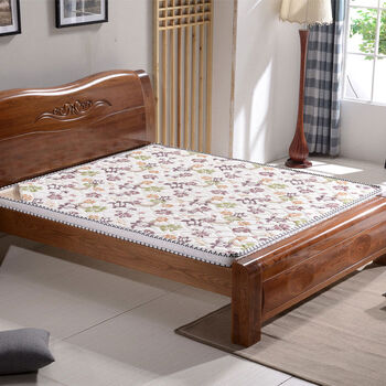 Others fir hard board waist protection solid wood mattress 15 spine protection tatami bed pads wooden mattress padding thickened 1800mm*2000mm two vertical folds + 4d cloth cover
