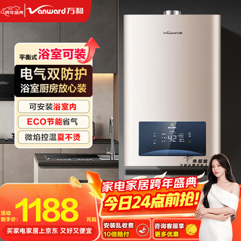 Wanhe gas water heater balancing machine we3w12 12 liters of liquefied gas can be installed in the bathroom with double protection eco energy saving we3w12-20y