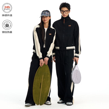 Mr. jiangnan newjnxs constant warmth leather double zipper casual jacket spring sports style cardigan top couple style black regular top m