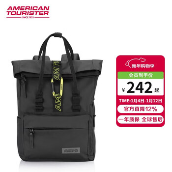 Meilv roll roll bag casual backpack travel bag large capacity school bag backpack computer bag 24g black new year gift