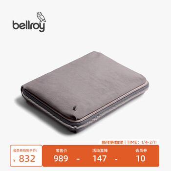 Bellroy discount australia tokyo folio 8-inch business commuter tablet briefcase meteorite gray
