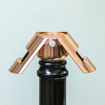 The best solution for air leakage when drinking the sparkling petit portugese champagne, rose gold