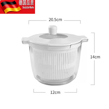 Tuojin hand-crank dryer vegetable washing and draining artifact small dehydrator main picture 2l