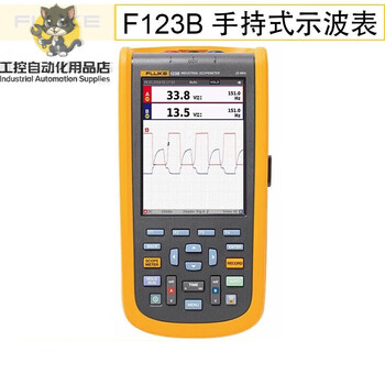 Fluke handheld digital oscilloscope 123b/124b/125b/s oscilloscope 190-102-iii fluke-123b/cn