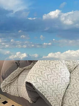 Yusenyi no quilt cover good quality printed thick jacquard pure cotton brushed quilt cover single piece type all-a cotton quilt 150x200x230 single buckwheat gray (cotton brushed skin-friendly and soft) 1 piece 200x230cm single quilt cover 200x230cm single quilt cover