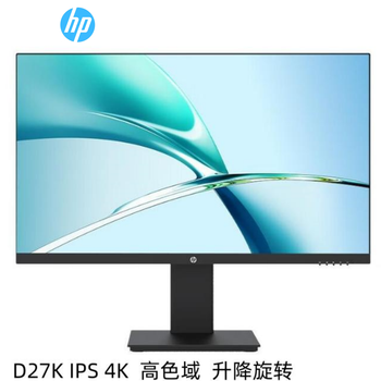 Second-hand 90% new display hp4k flat ips flat screen eye protection rate filter blue light ultra high definition hp 4k 27-inch design