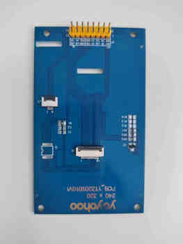 Weiyiyou 3.2-inch spi serial tft lcd screen ili9341ips display 4-wire spi7789v resistive touch adapter board