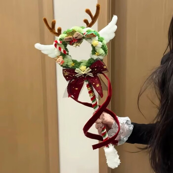 Christmas magic wand twist wand diy handmade material package snowflake fairy wand garland christmas tree pendant christmas streamer magic wand diy material package