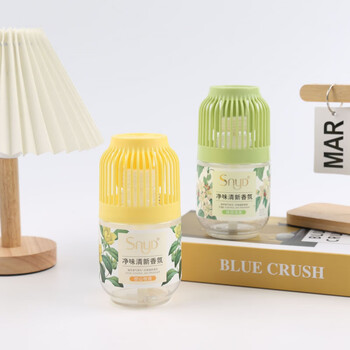 Shantou lincunxun indoor long-lasting air freshener for home wardrobe, kitchen, hotel bathroom, odor removal, refreshing fruit bottle, osmanthus oolong + empty orange 50l