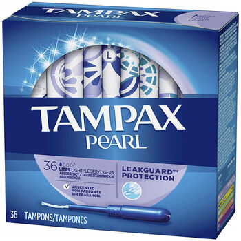 American tampax danbisi symphony catheter tampons swimming pearl 36 count - long catheter - small flow l others
