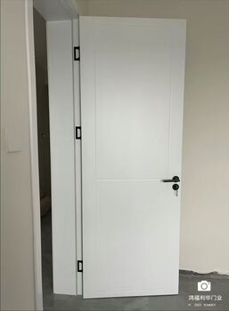 Jiyunmao yunnan kunming wooden door solid wood set concierge door bedroom door set door interior door french buckle door multi-layer plywood solid wood painted door