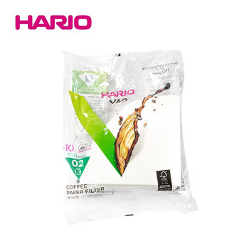 Japanese coffee filter paper v60 hand brewed coffee drip filter paper vcf log pulp 02 white 110 sheets