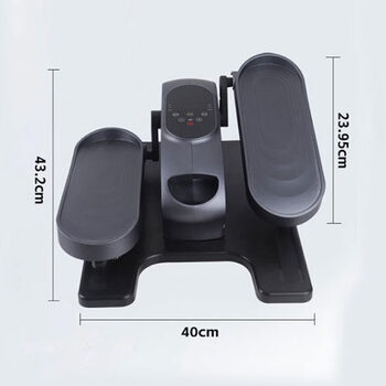 Electric walking machine for home use for the elderly, leg training and rehabilitation machine, multifunctional hemiplegic upper and lower limb rehabilitation machine, black